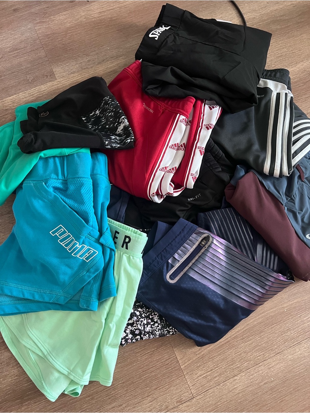 Bundle of 12 sport pants and shorts